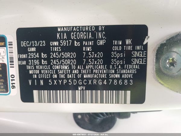 2024 KIA TELLURIDE SX PRESTIGE