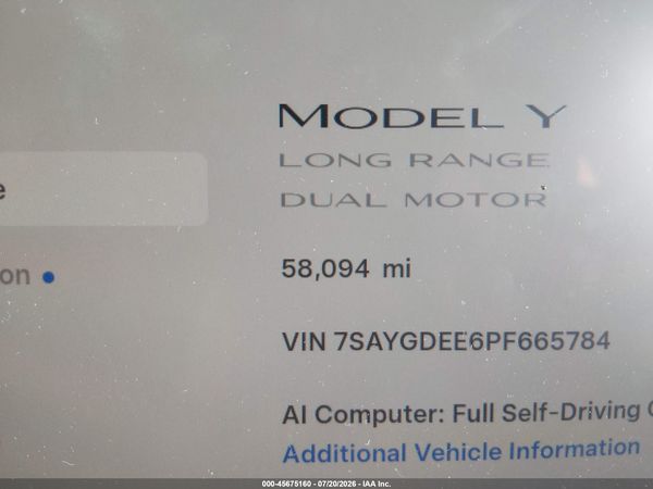 2023 TESLA MODEL Y