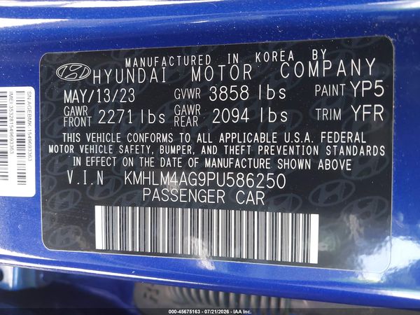 2023 HYUNDAI ELANTRA SEL