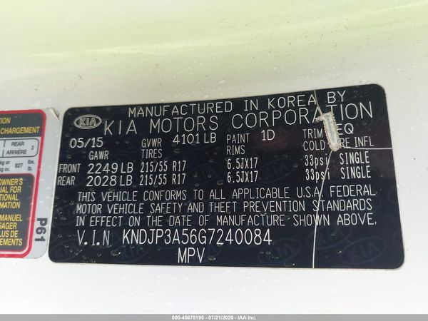 2016 KIA SOUL +