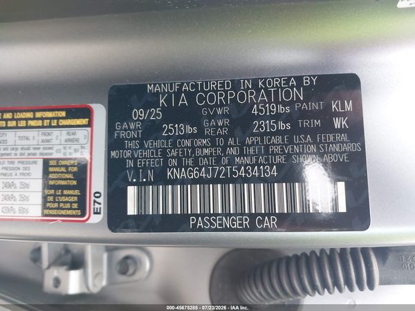 2026 KIA K5 GT-LINE AWD