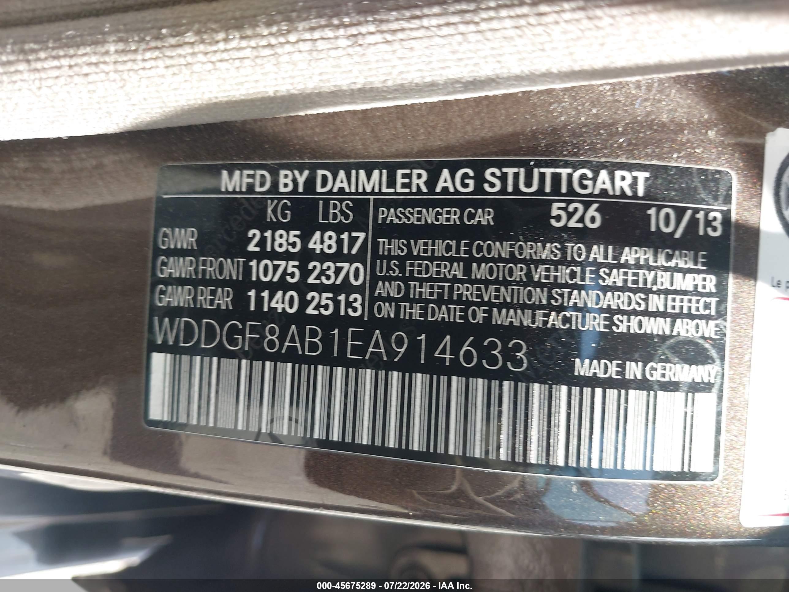 2014 MERCEDES-BENZ C 300 SPORT 4MATIC