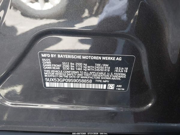 2025 BMW X3 30 XDRIVE