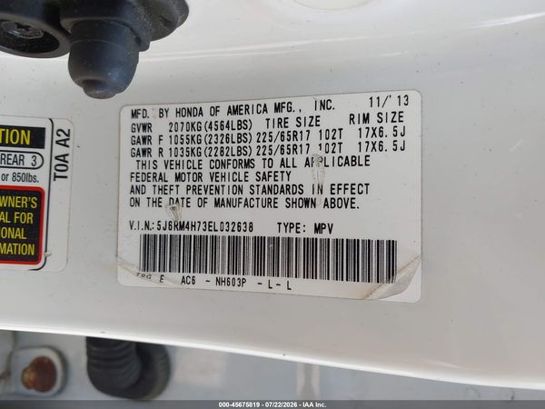 2014 HONDA CR-V EX-L