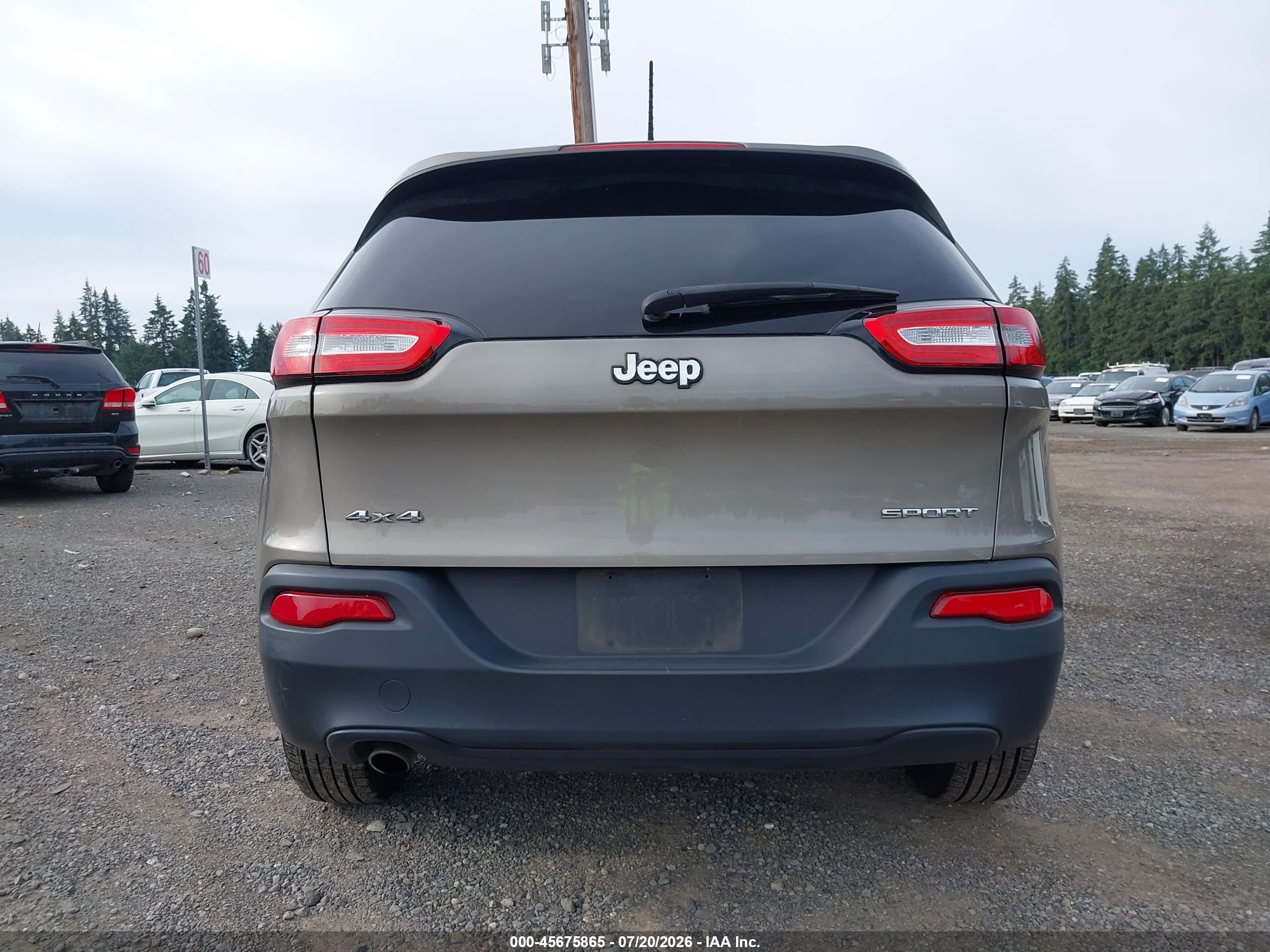 2016 JEEP CHEROKEE SPORT