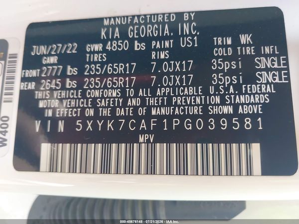 2023 KIA SPORTAGE X-PRO PRESTIGE