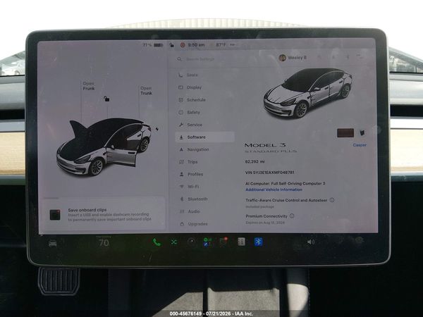 2021 TESLA MODEL 3