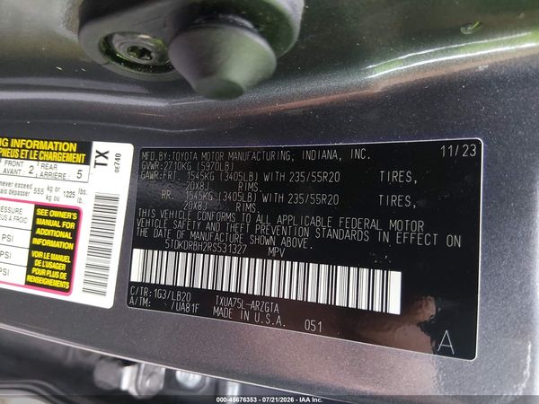 2024 TOYOTA HIGHLANDER LIMITED
