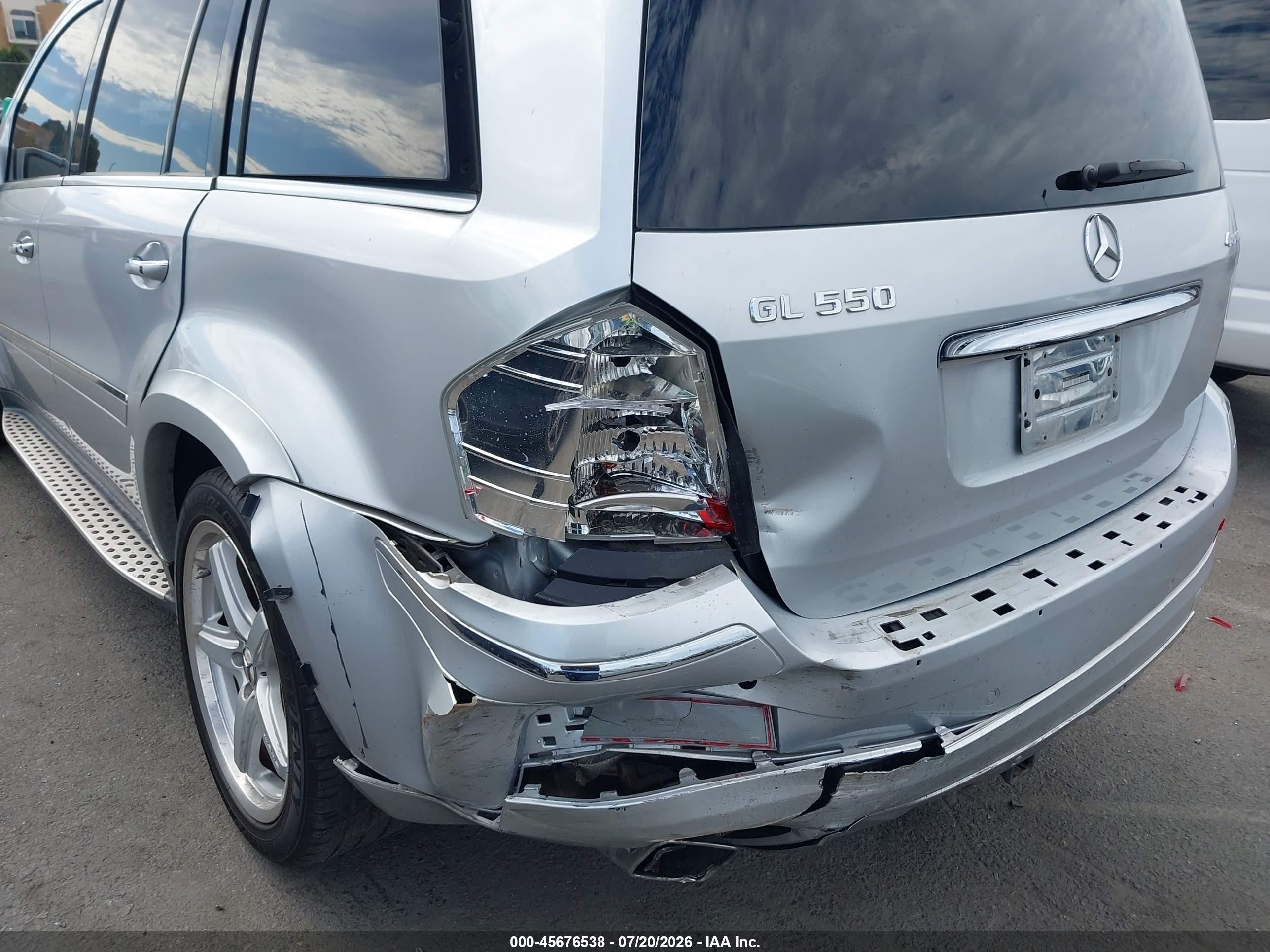 2008 MERCEDES-BENZ GL 550 GL450 4 MATIC