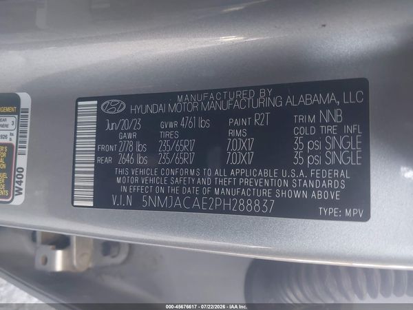 2023 HYUNDAI TUCSON SE