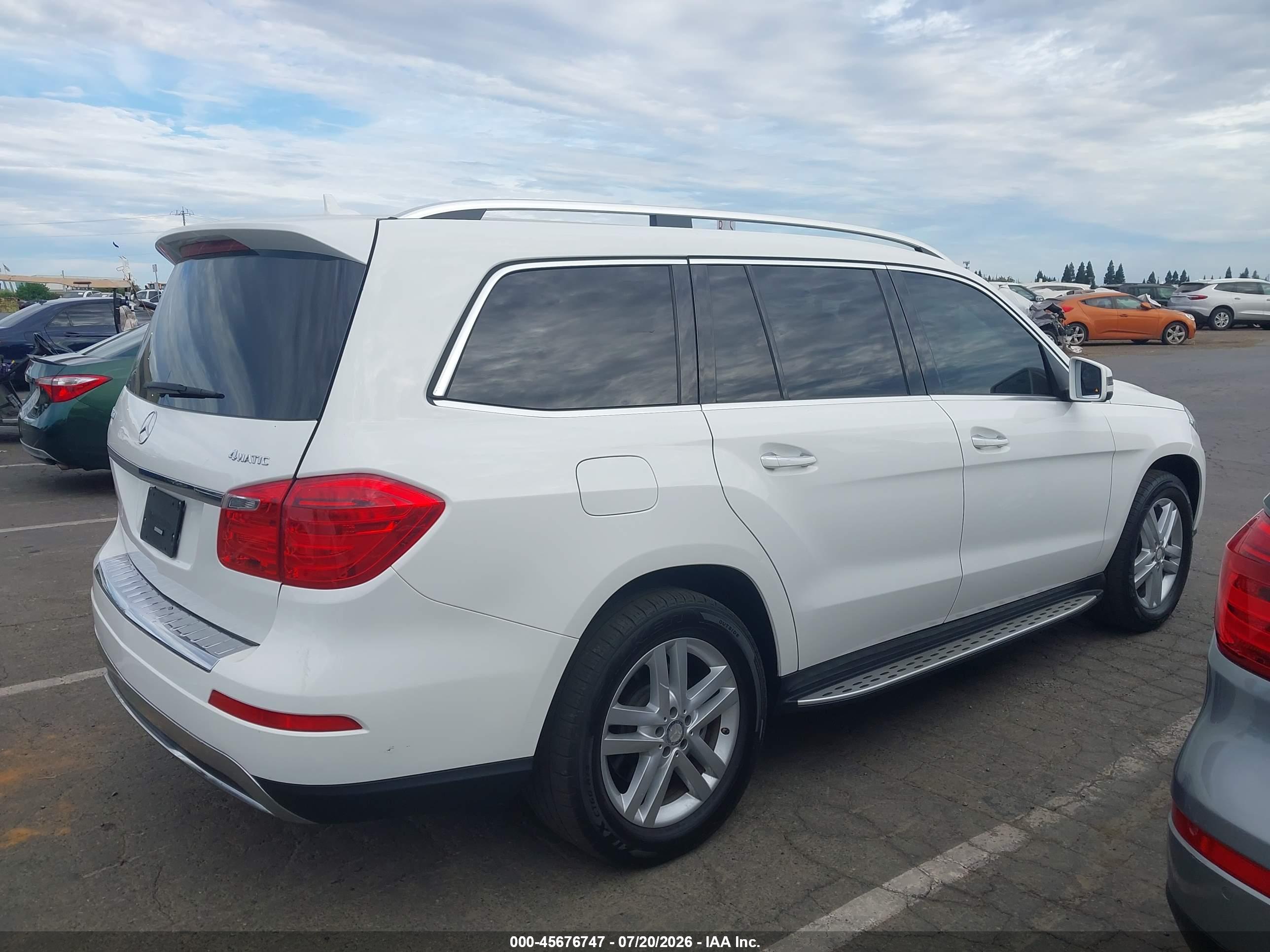 2016 MERCEDES-BENZ GL 450 4MATIC
