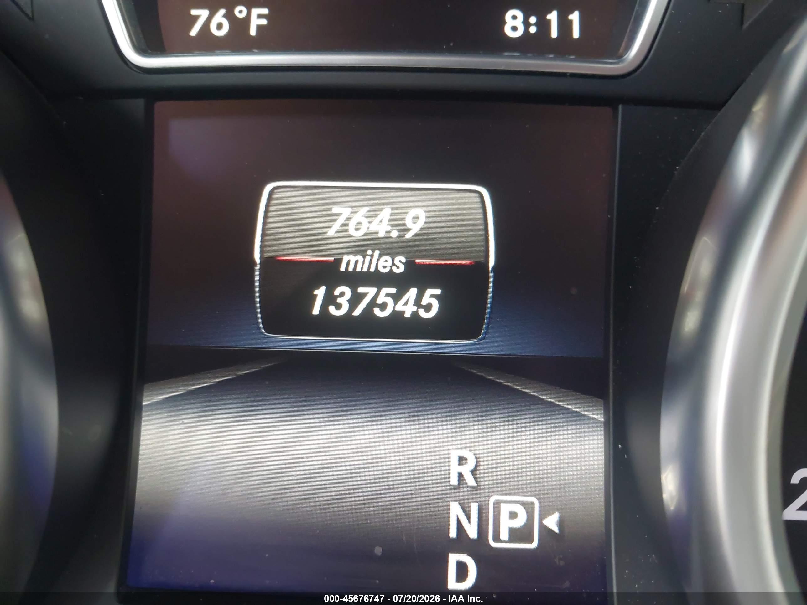2016 MERCEDES-BENZ GL 450 4MATIC