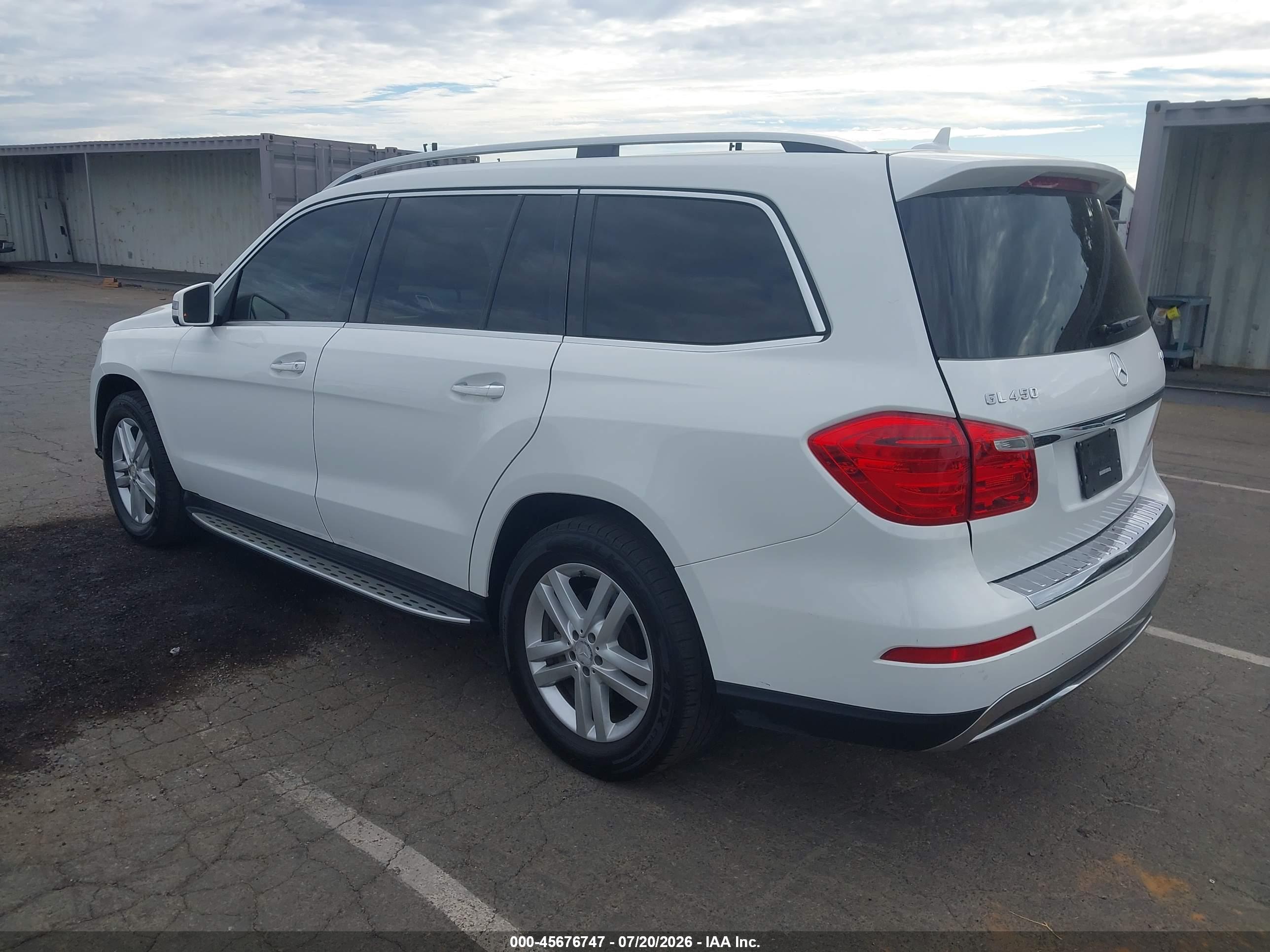 2016 MERCEDES-BENZ GL 450 4MATIC