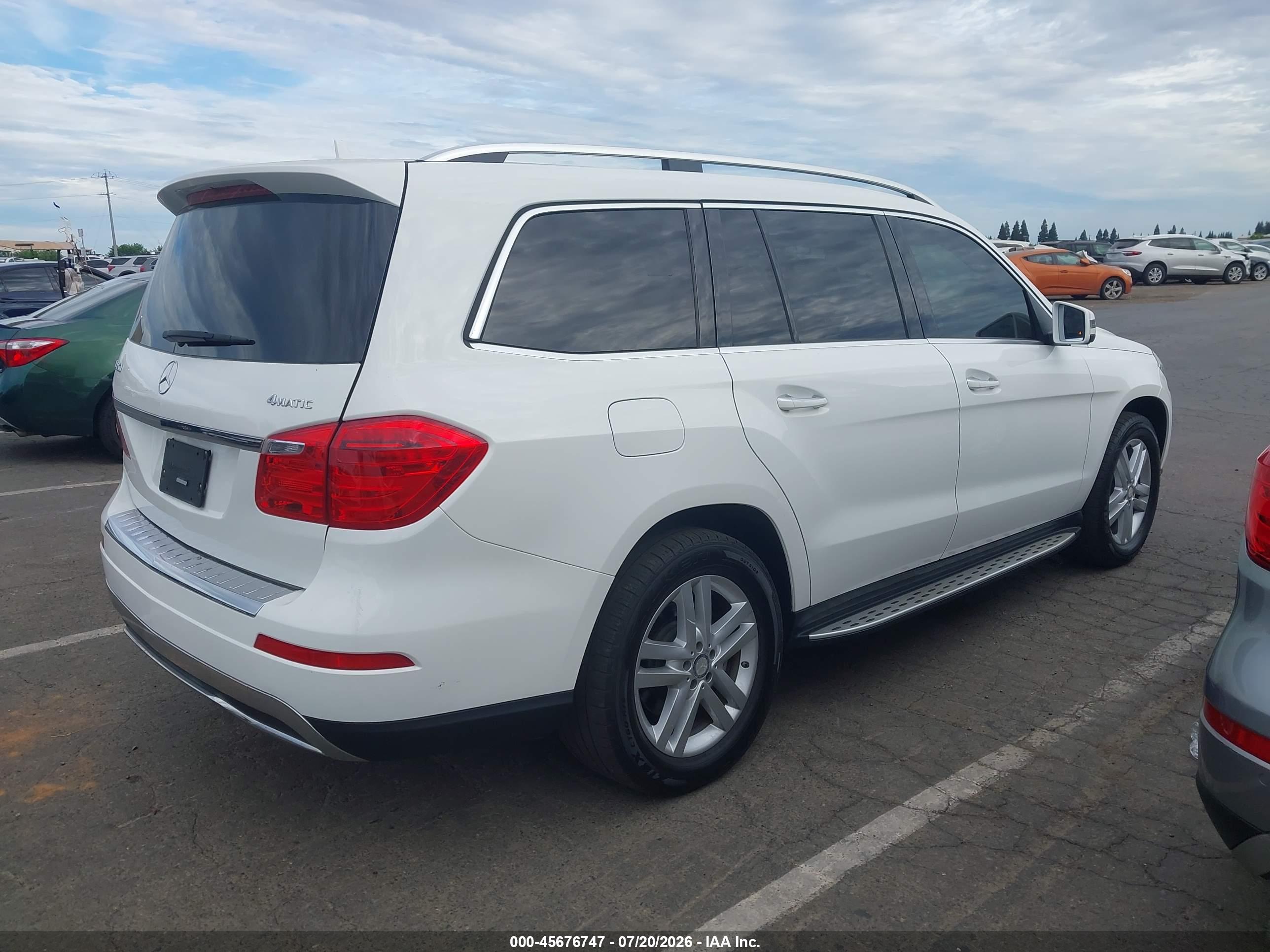 2016 MERCEDES-BENZ GL 450 4MATIC