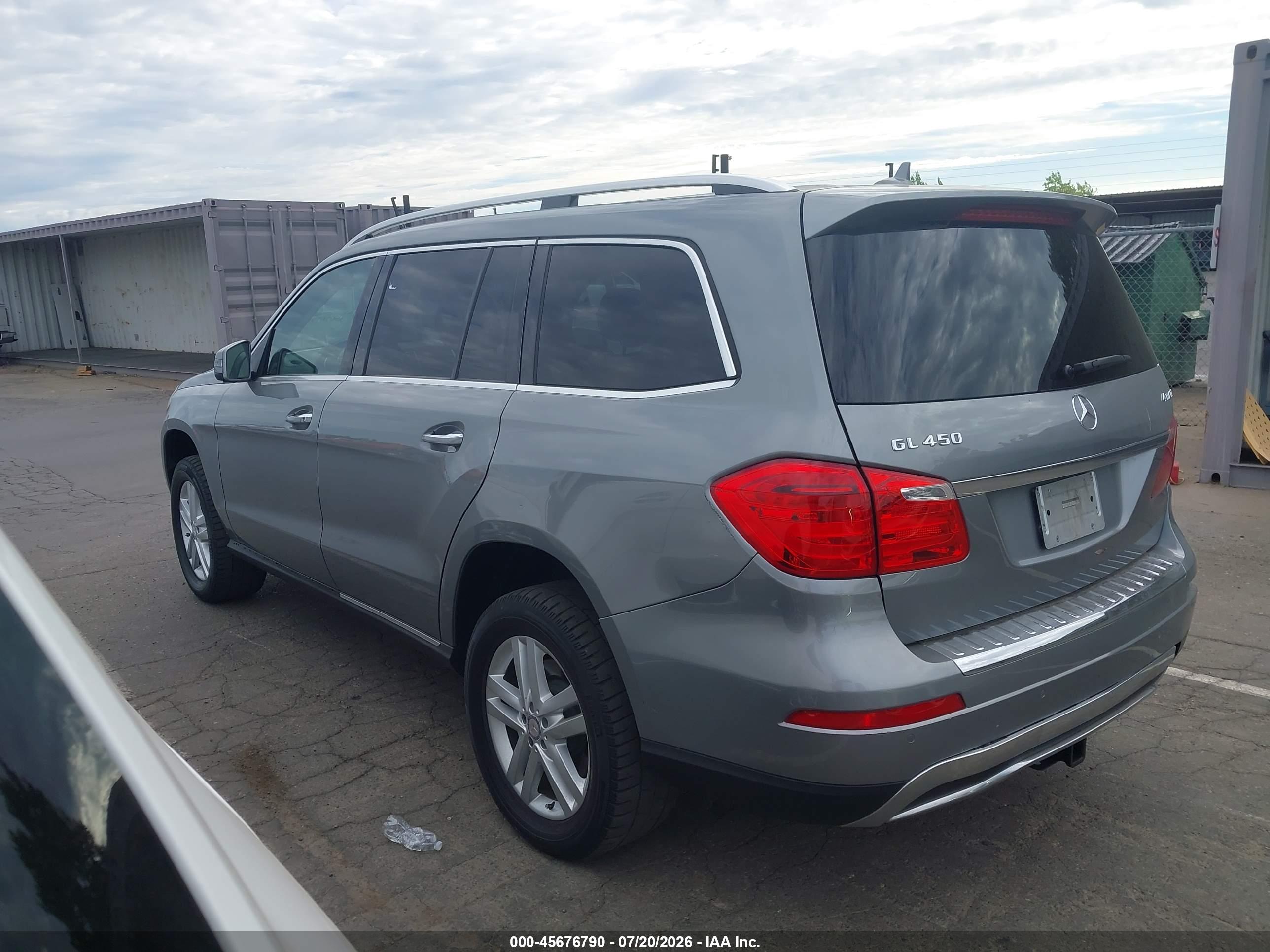 2015 MERCEDES-BENZ GL 450 4MATIC