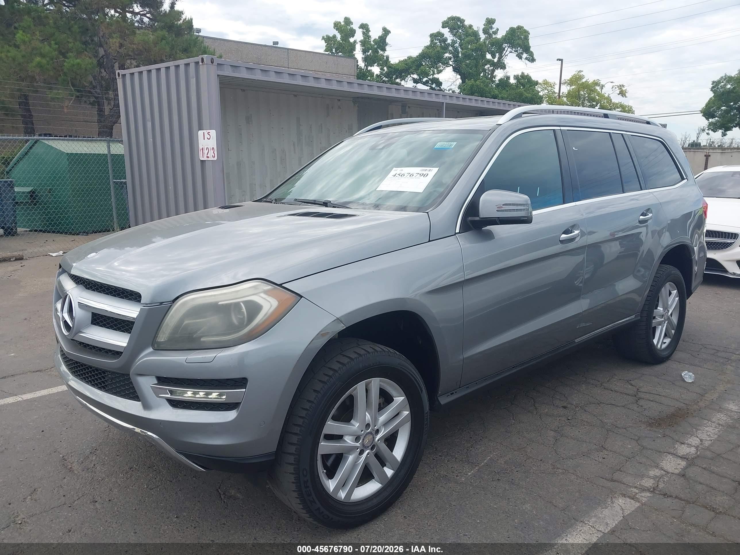 2015 MERCEDES-BENZ GL 450 4MATIC