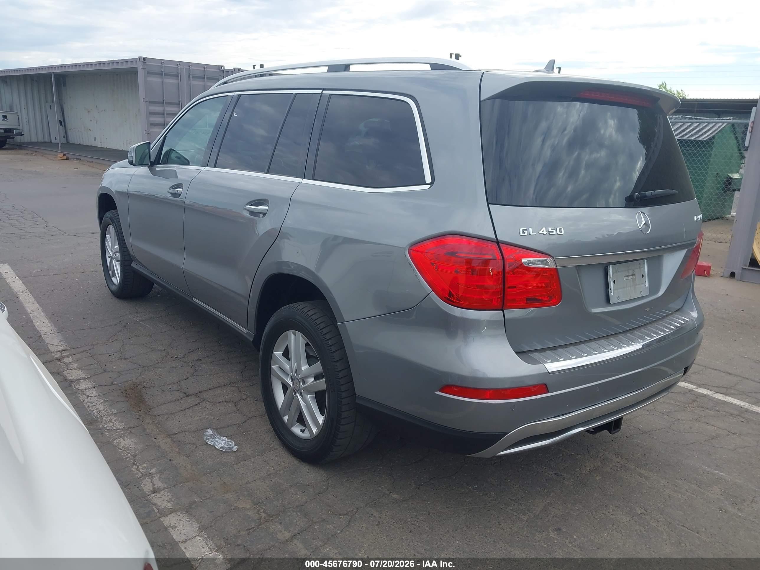 2015 MERCEDES-BENZ GL 450 4MATIC