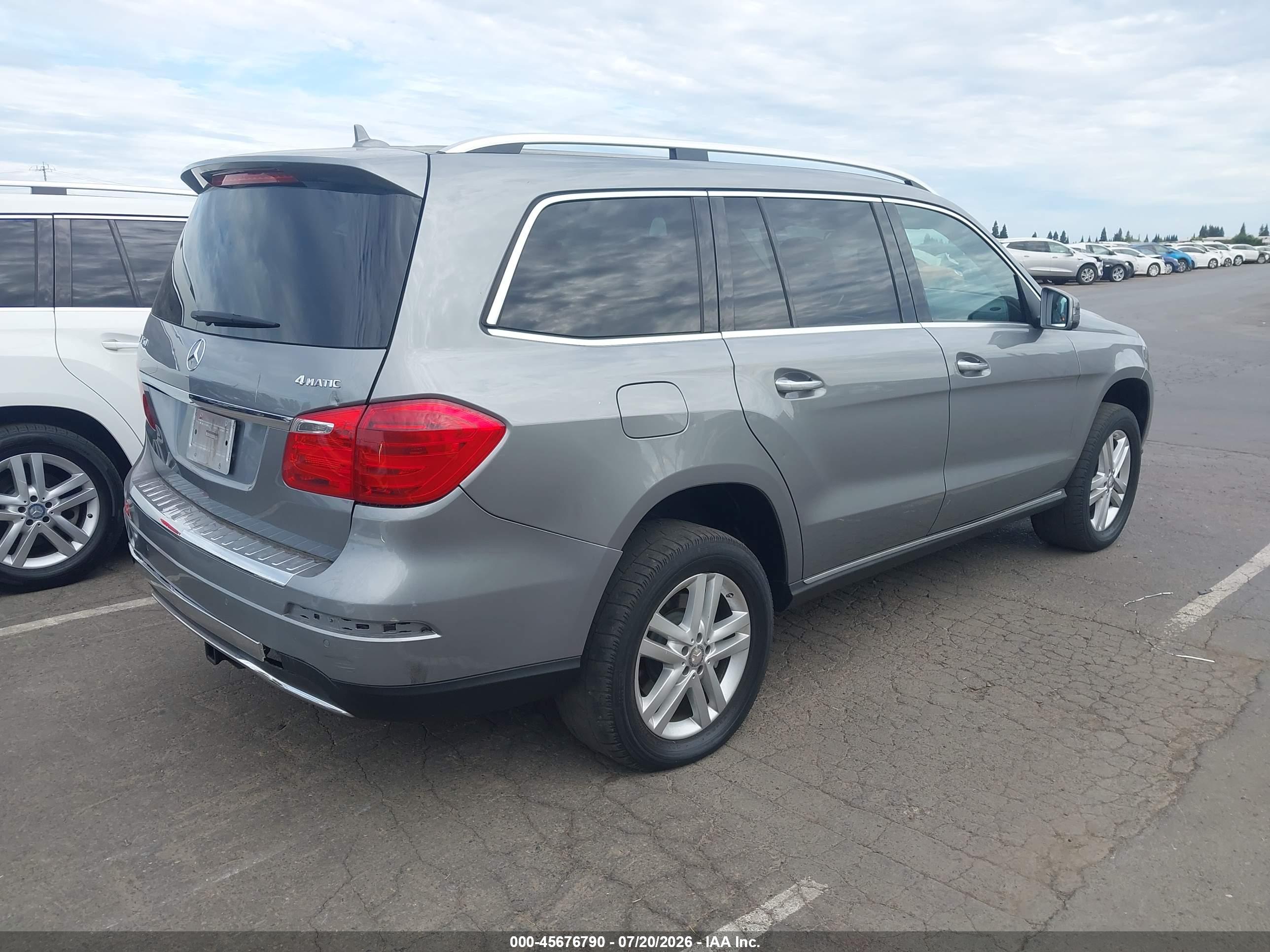 2015 MERCEDES-BENZ GL 450 4MATIC