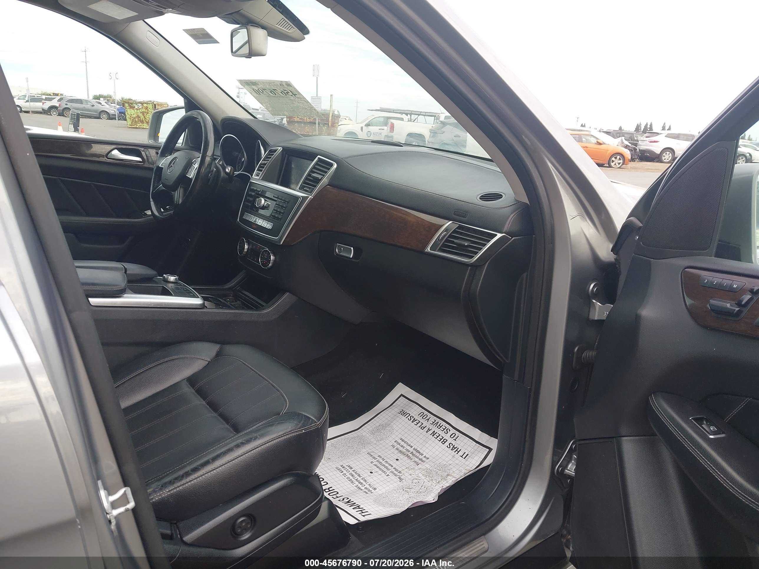 2015 MERCEDES-BENZ GL 450 4MATIC