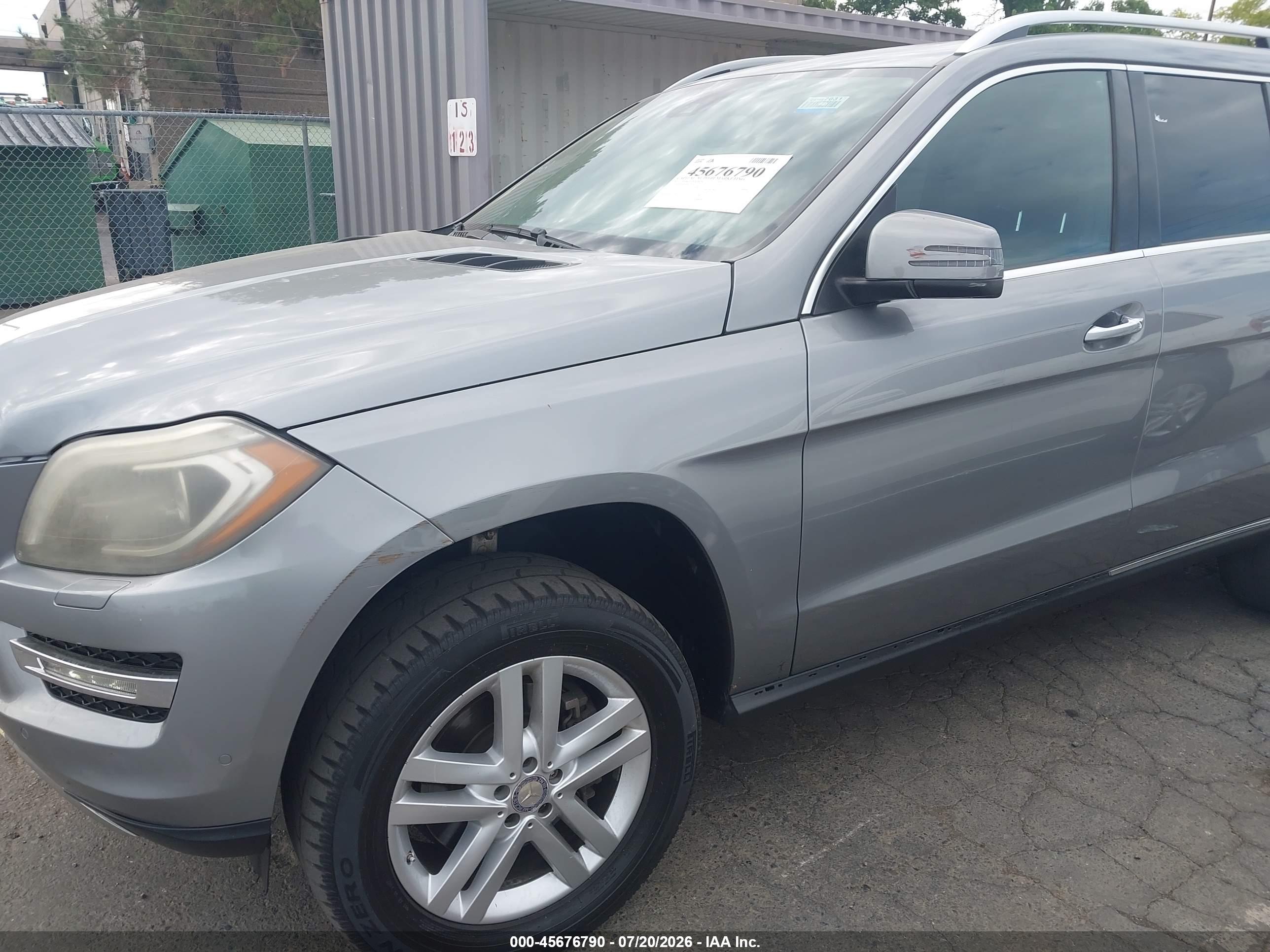 2015 MERCEDES-BENZ GL 450 4MATIC