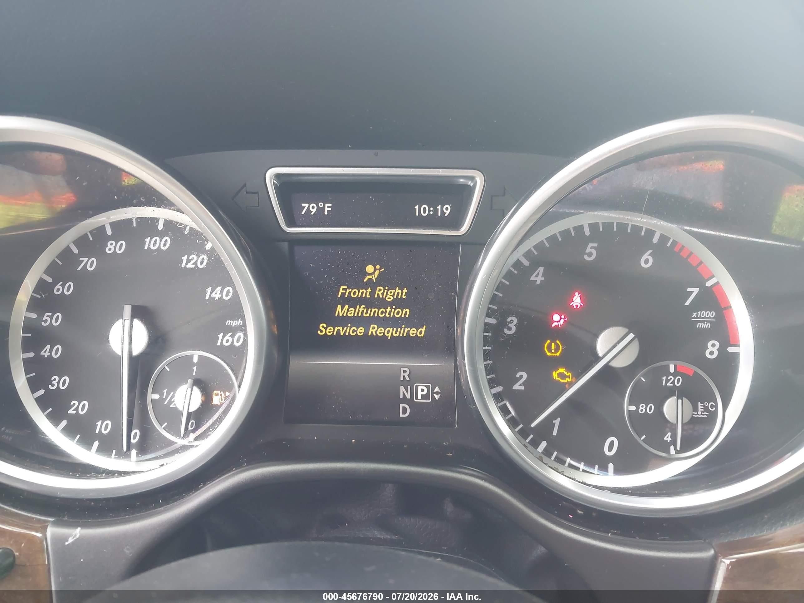 2015 MERCEDES-BENZ GL 450 4MATIC