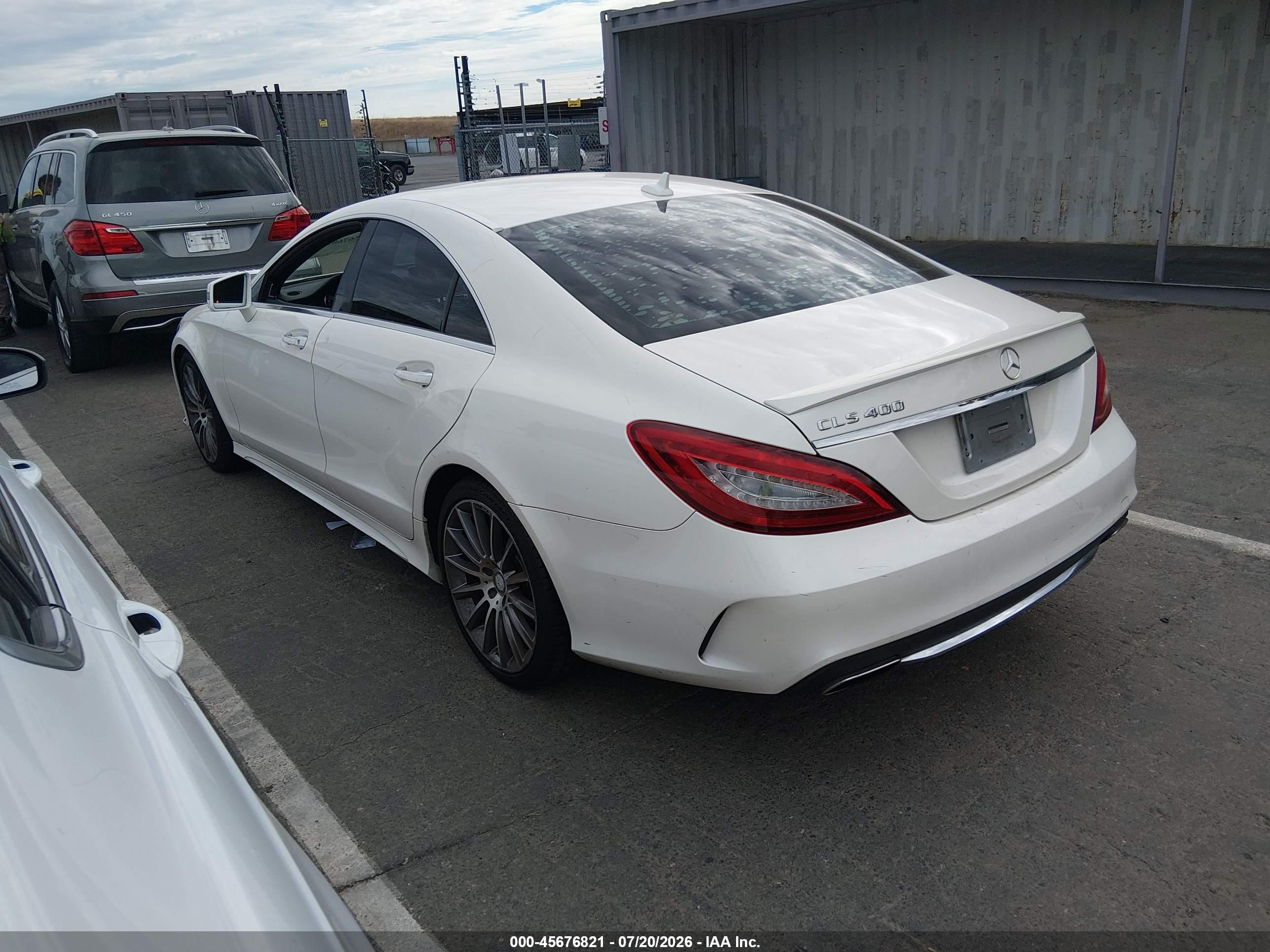 2015 MERCEDES-BENZ CLS 400 CLS400