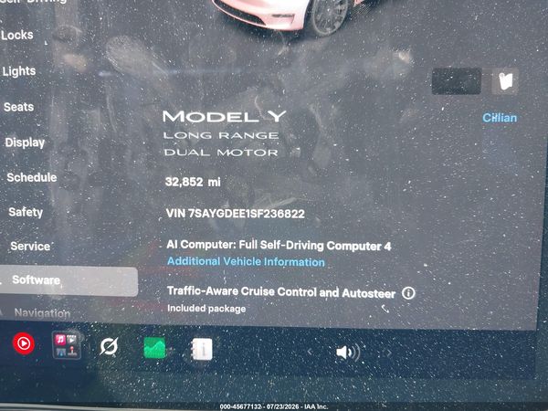2025 TESLA MODEL Y