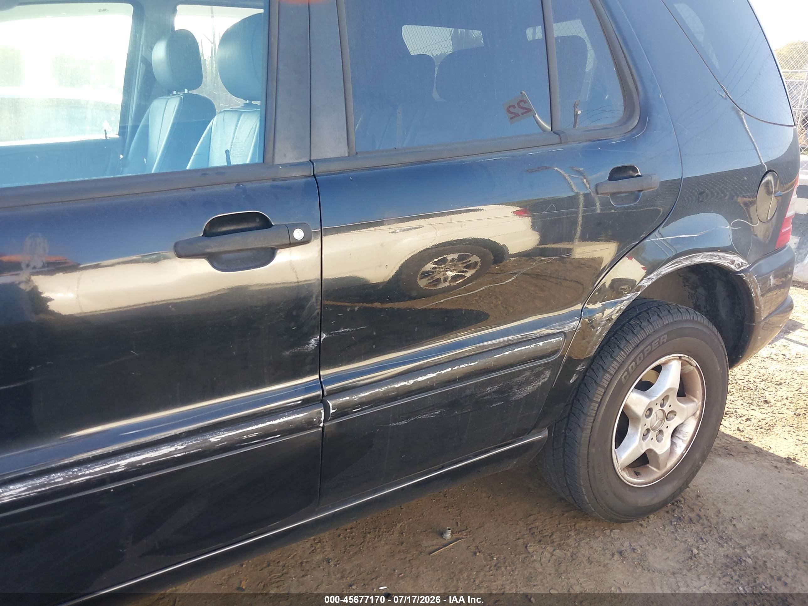 2000 MERCEDES-BENZ ML 320 ML320