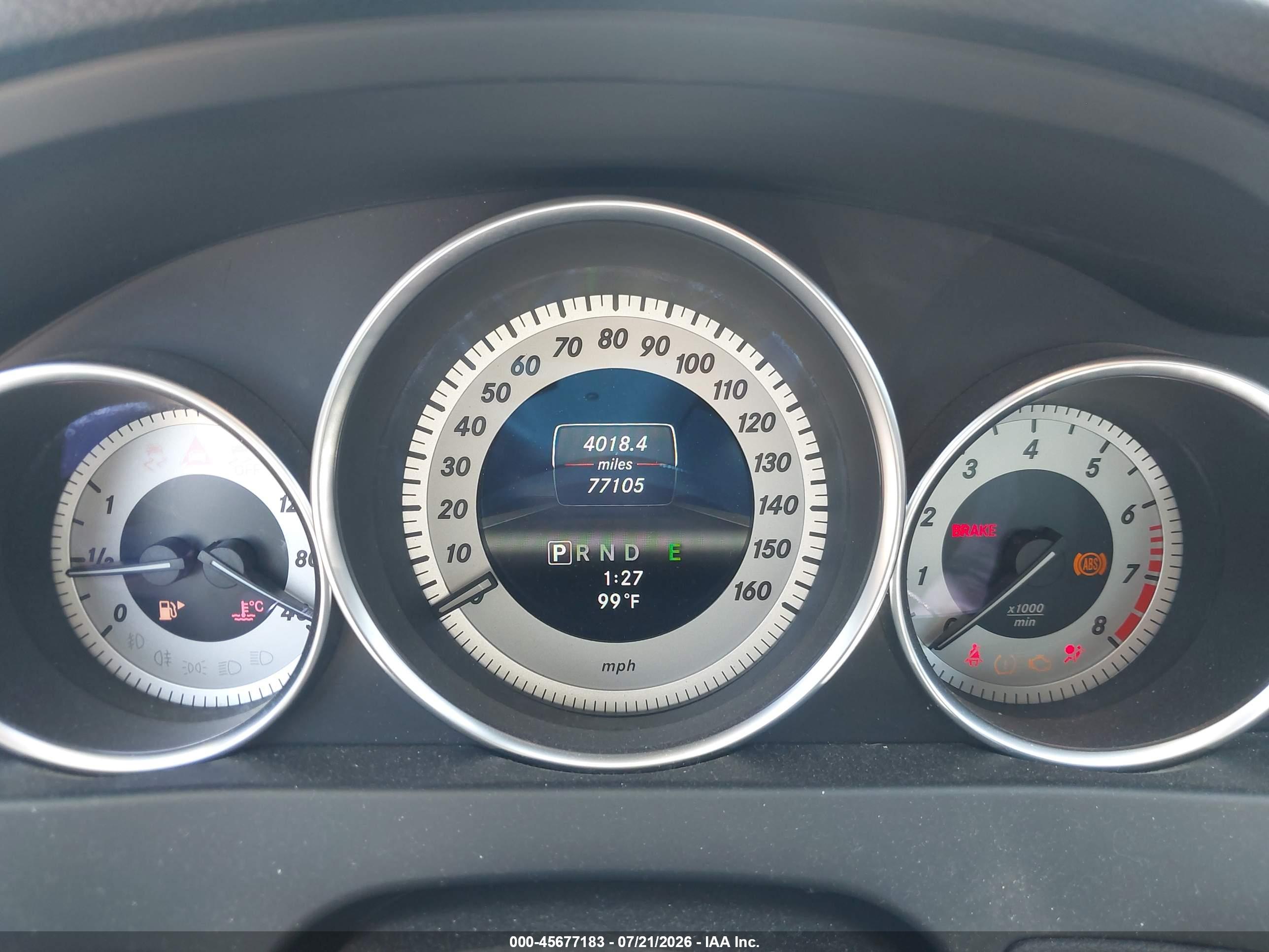 2013 MERCEDES-BENZ C 250 SPORT
