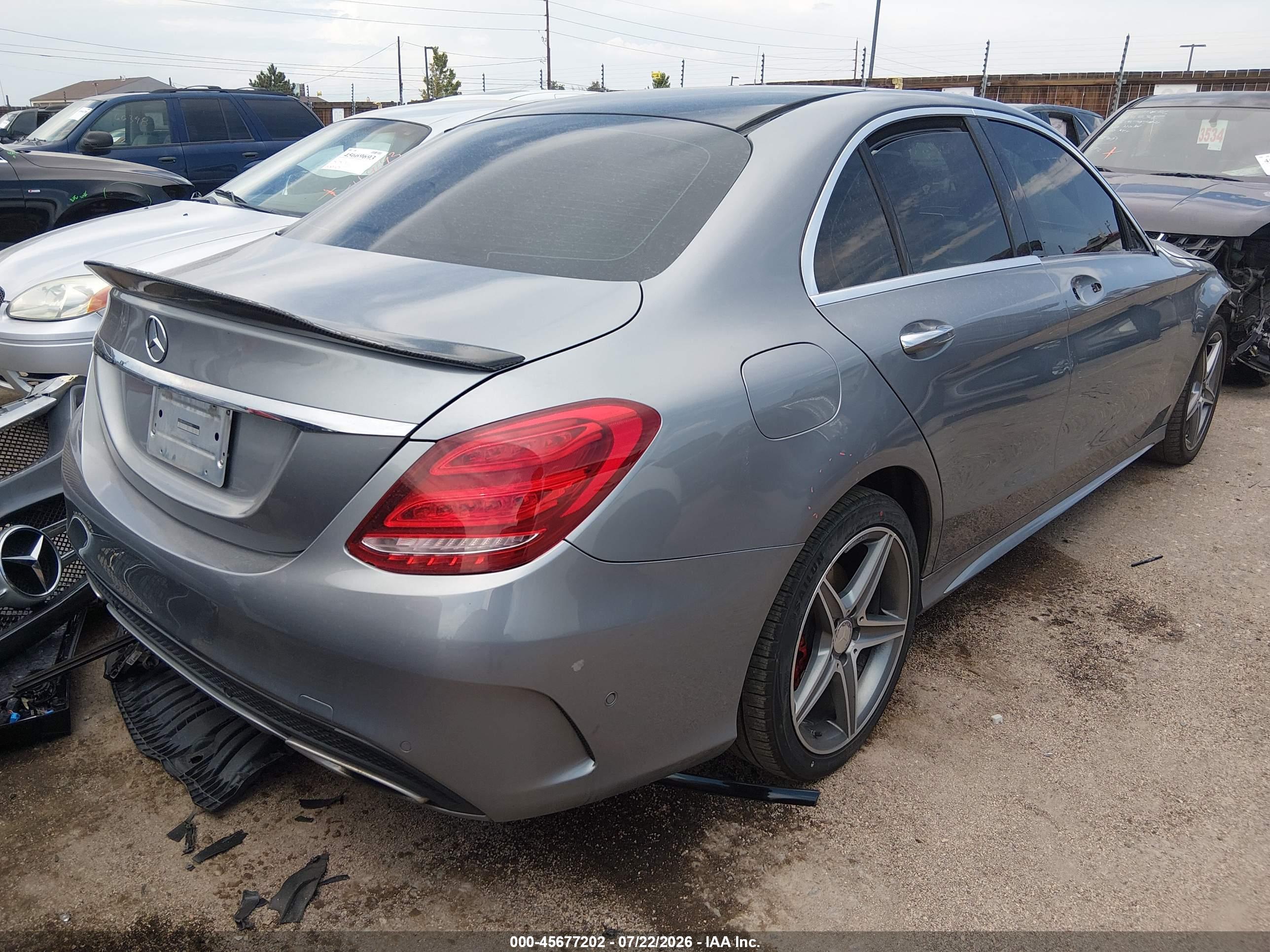 2015 MERCEDES-BENZ C 400 4MATIC