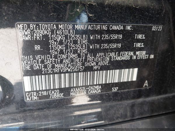 2023 TOYOTA RAV4 XLE PREMIUM