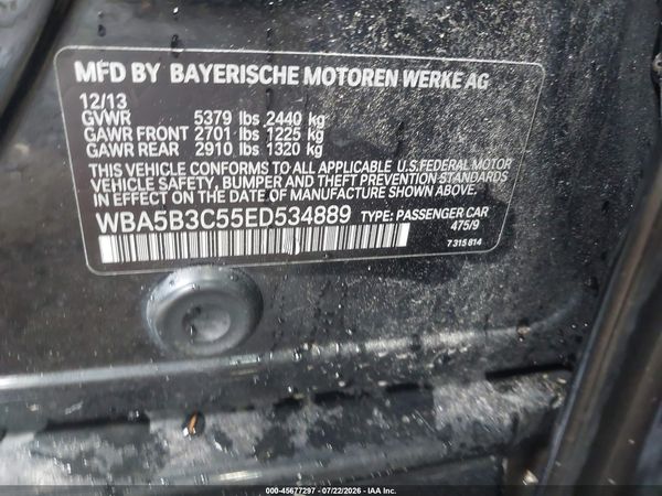 2014 BMW 535I XDRIVE