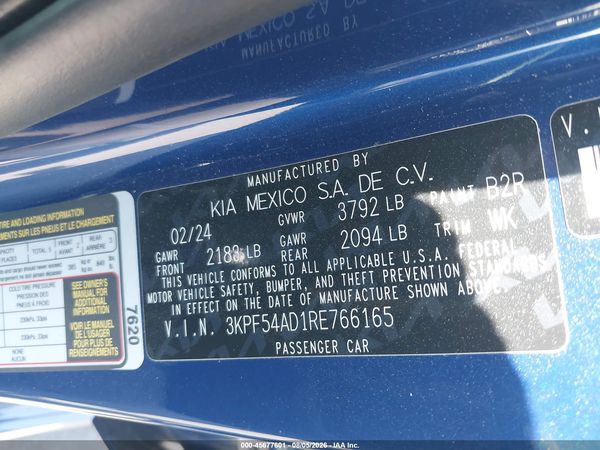 2024 KIA FORTE GT-LINE