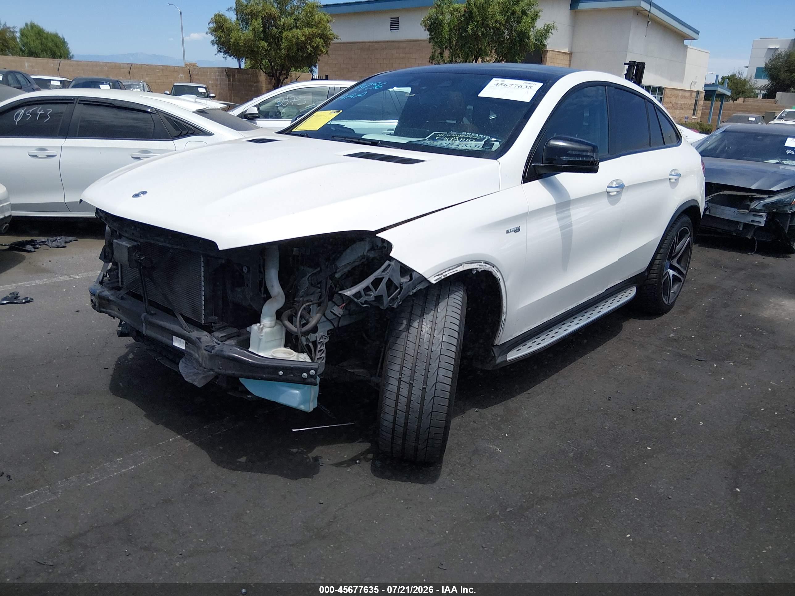 2019 MERCEDES-BENZ AMG GLE 43 COUPE 4MATIC