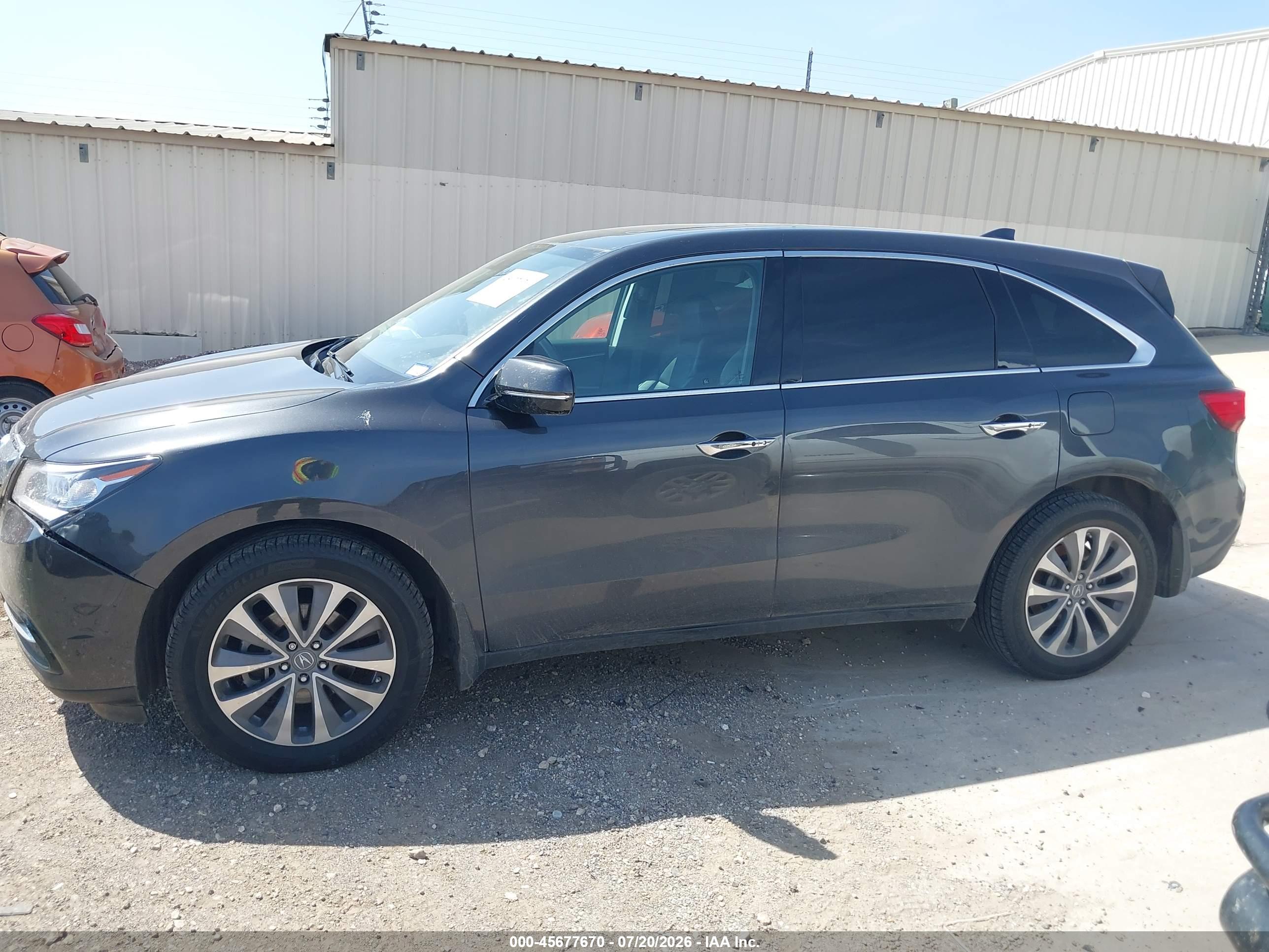 2016 ACURA MDX SH-AWD w/Tech pkg & RES