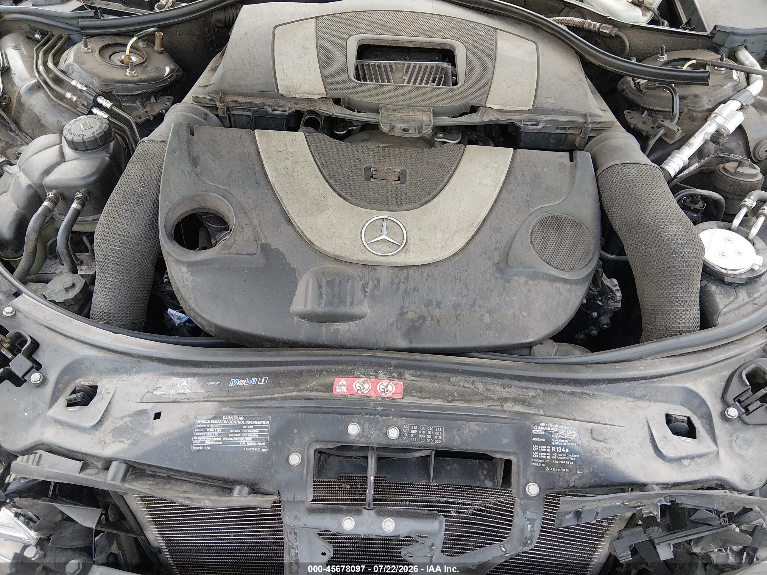 2011 MERCEDES-BENZ S 550 S550