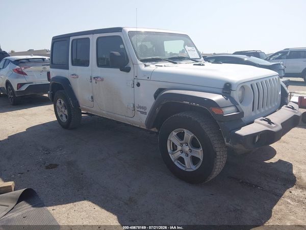 2019 JEEP WRANGLER UNLIMITED SPORT S 4X4