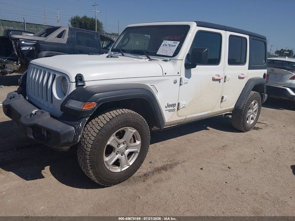 2019 JEEP WRANGLER UNLIMITED SPORT S 4X4
