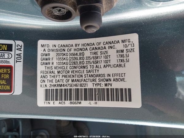 2014 HONDA CR-V EX-L