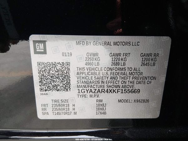 2019 CADILLAC XT4 LUXURY