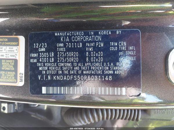 2024 KIA EV9 LAND