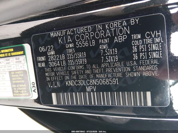 2022 KIA EV6 WIND