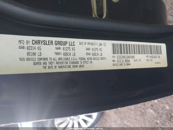 2013 CHRYSLER 300 MOTOWN — I9