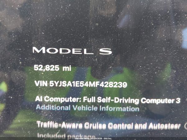 2021 TESLA MODEL S