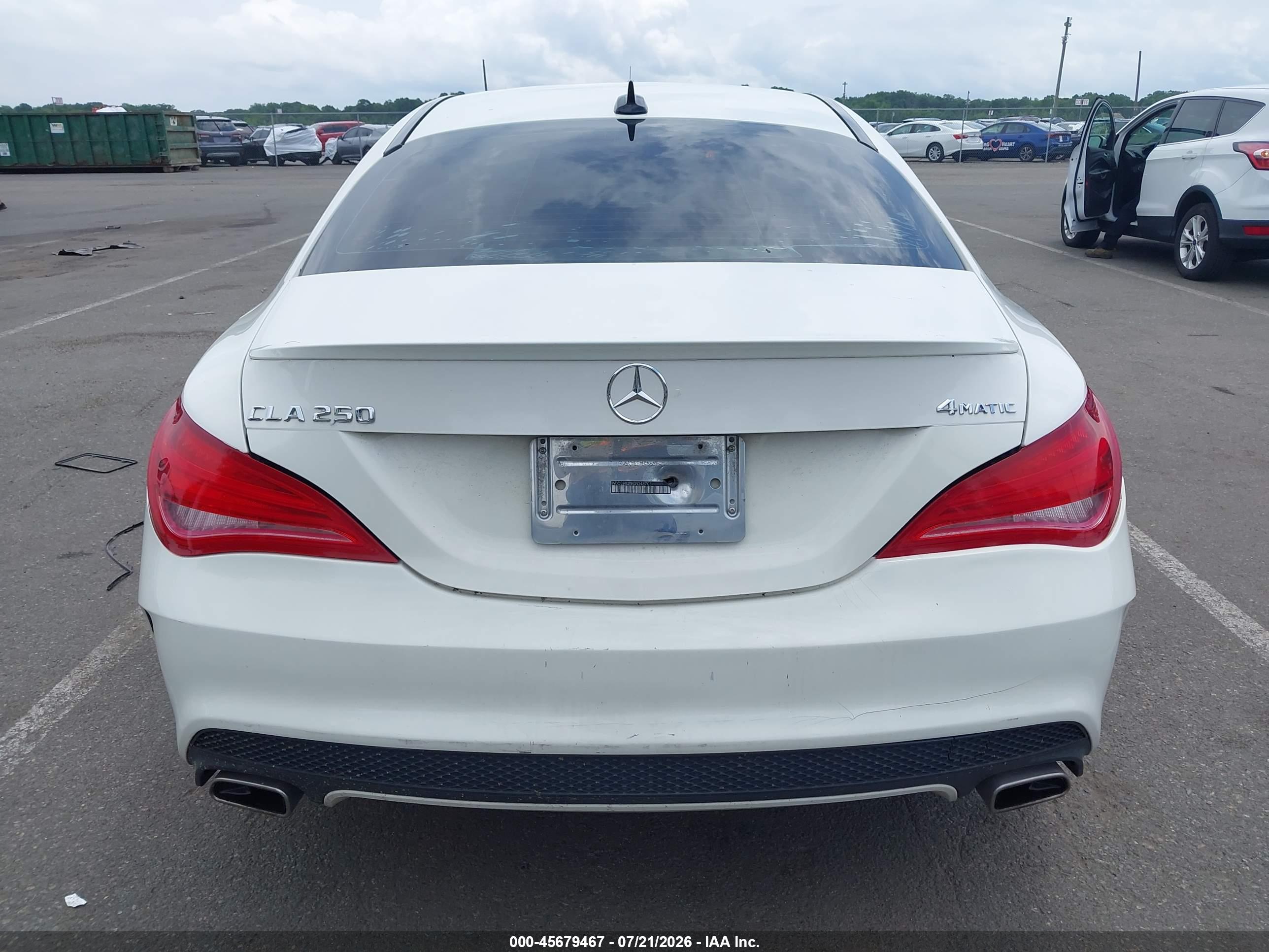 2016 MERCEDES-BENZ CLA 250 4MATIC