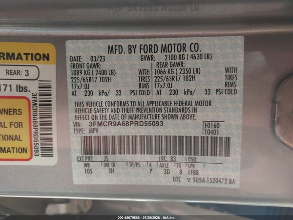 2023 FORD BRONCO SPORT Base