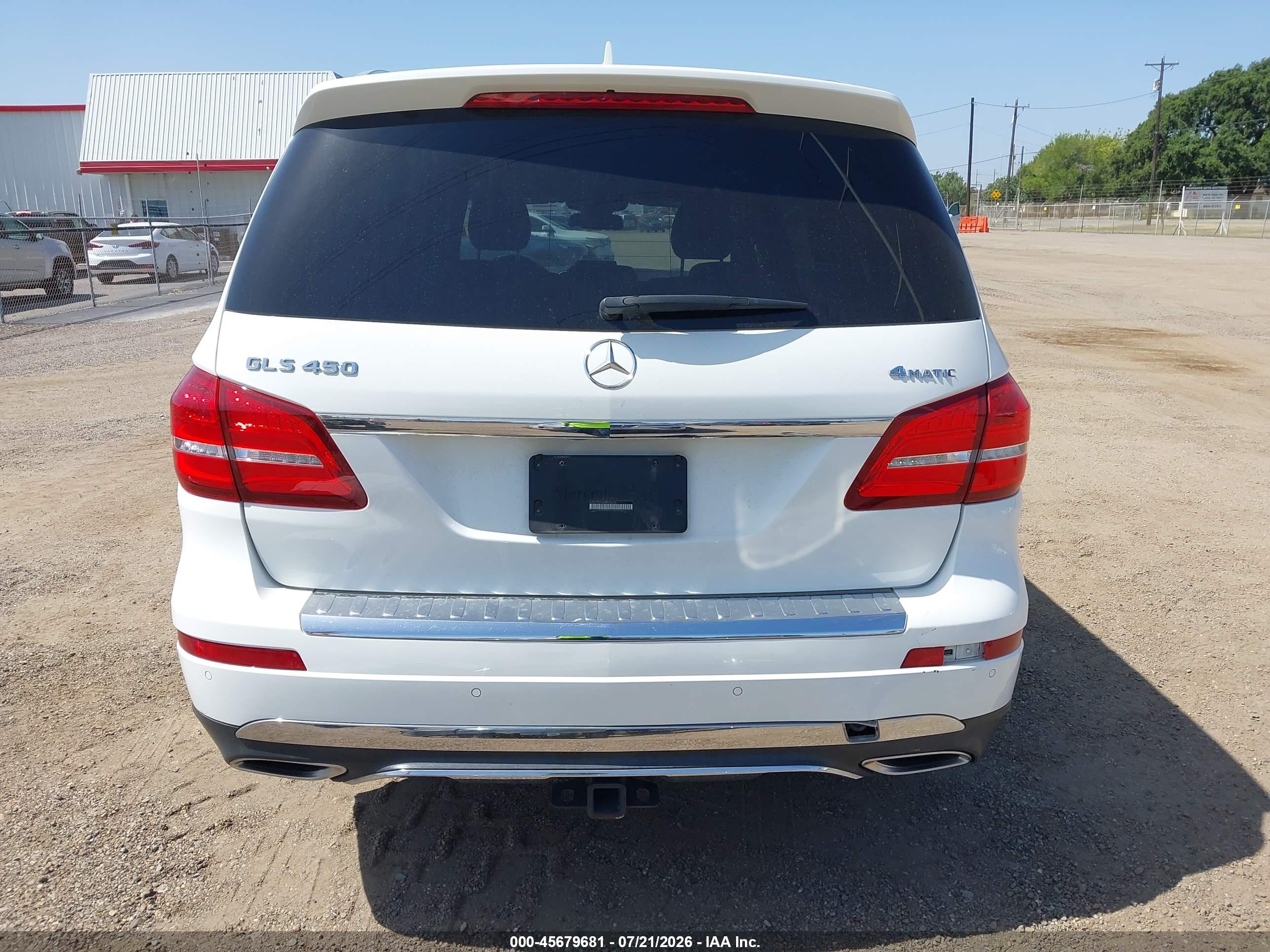 2019 MERCEDES-BENZ GLS 450 4MATIC