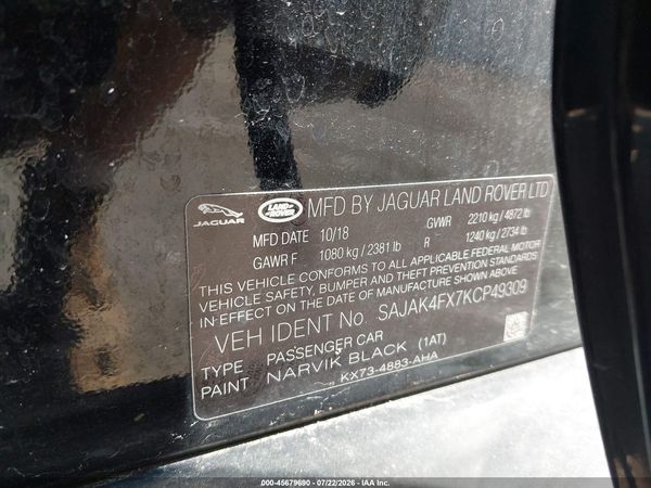 2019 JAGUAR XE 25T PRESTIGE