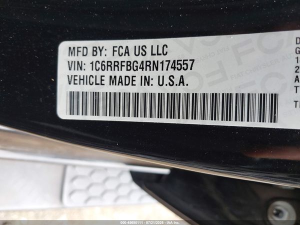 2024 RAM 1500 BIG HORN  4X4 6'4 BOX