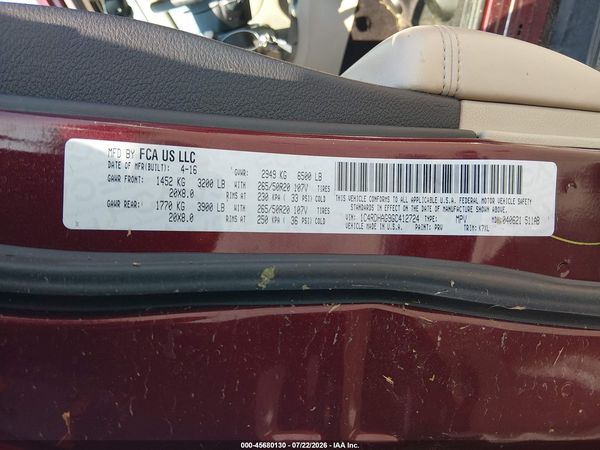 2016 DODGE DURANGO SXT